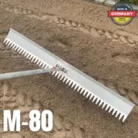 Risisani Prémiové krajinářské, srovnávací a uhlazovací hrábě M - 80 cm bez adaptéru a násady