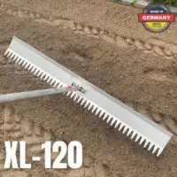 Risisani Prémiové krajinářské, srovnávací a uhlazovací hrábě XL - 120 cm bez adaptéru a násady