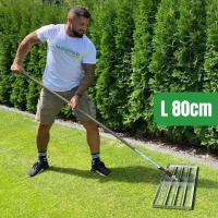 Risisani Premium Level Rake Prémiová zapravovací a nivelační brána L - 80 cm bez adaptéru a násady