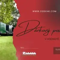 Dárkový poukaz v hodnotě 2 000,- Kč
