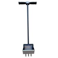 Rasenretter - Hand Aerator PRO2 Ruční aerifikační vidle s odkládacím kontejnerem a výškově nastavitelnou rukojetí